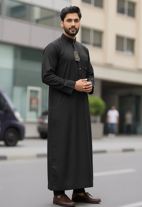 Black Saudi Thobe