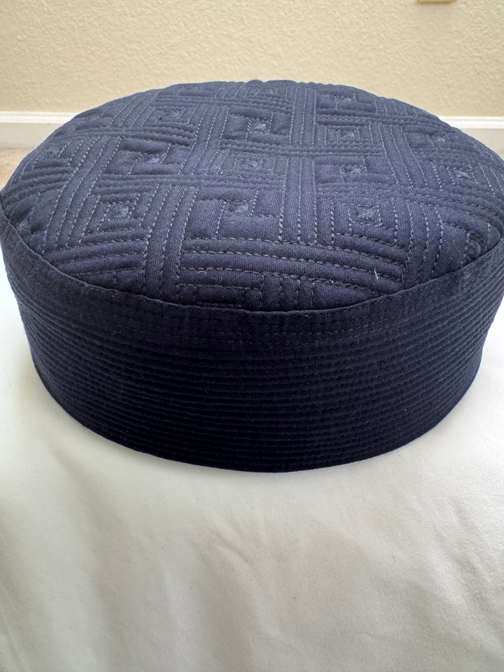 Classic Blue Square Weave Topi – ATTIRE BY YUSUF